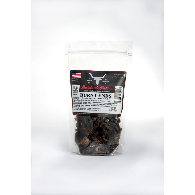 BEEF LIVER TIPS:  8 OZ PKG (30 pack)