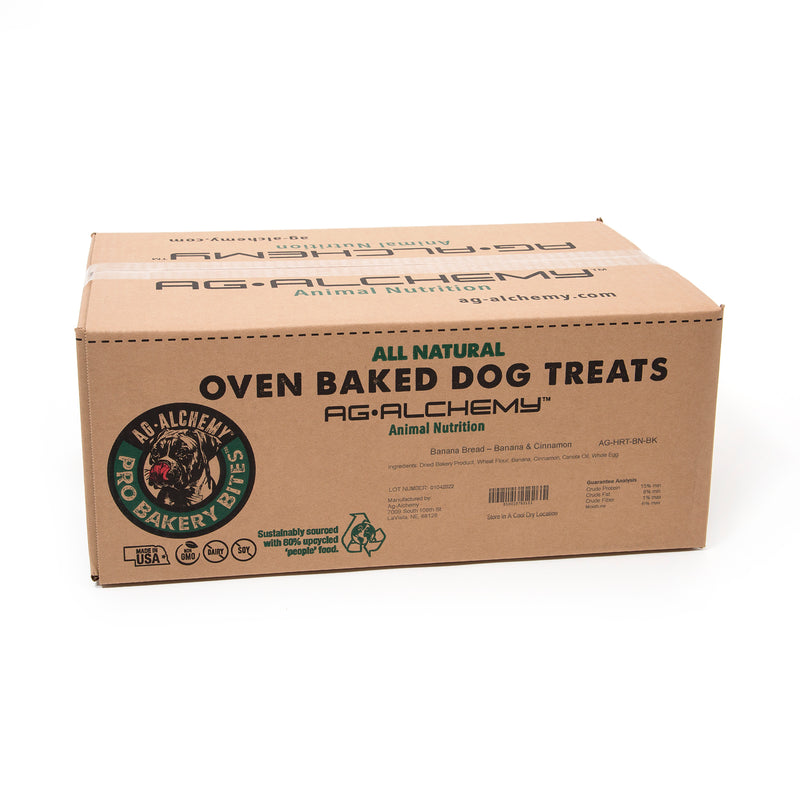 Banana Bread Hearts - 20lb Bulk