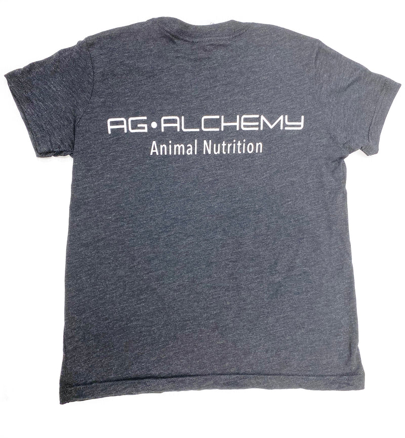 Ag-Alchemy Animal Nutrition Short Sleeve T-Shirt - Kids - Black Paw