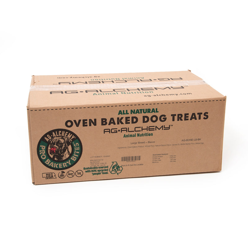 Large Breed Bacon Bones - 20lb Bulk